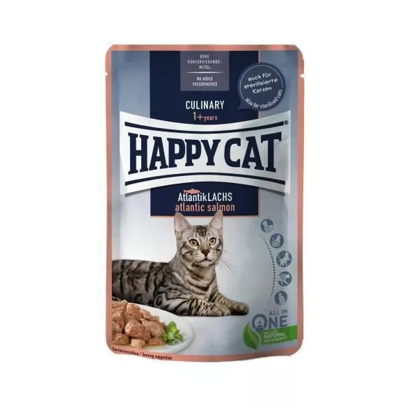 Happy Cat Pouch Sauce Culinary Salmon 85 g