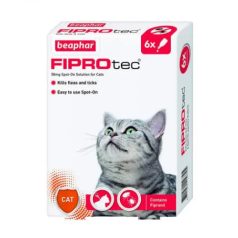 Beaphar Fiprotec 6x Spot On pentru pisici