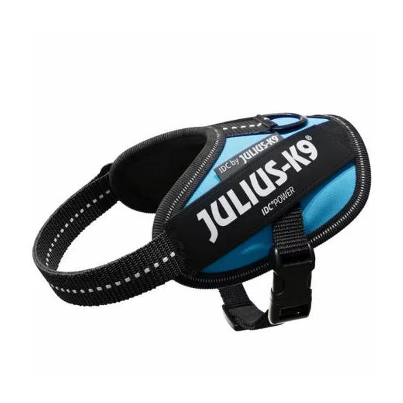 Julius-K9 IDC Powerharness cu inscripție, Aquamarine