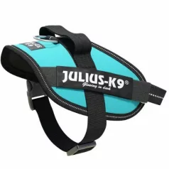 Julius-K9 IDC Powerharness cu inscripție, Aquamarine