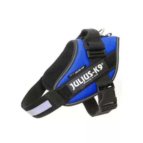 Julius-K9 IDC Powerharness cu inscripție, albastru