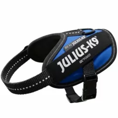 Julius-K9 IDC Powerharness cu inscripție, albastru