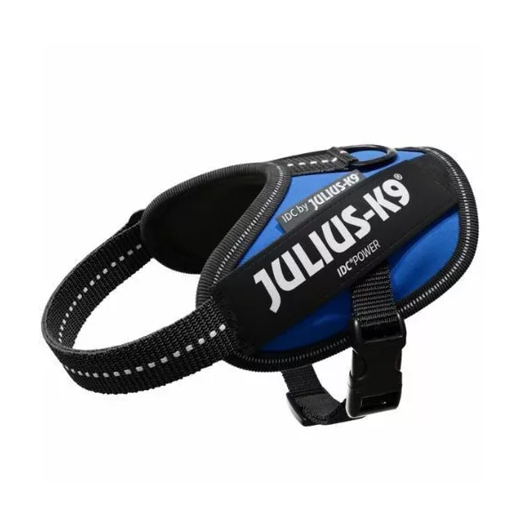 Julius-K9 IDC Powerharness cu inscripție, albastru