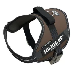 Julius-K9 IDC Powerharness cu inscripție, Chocolate Brown