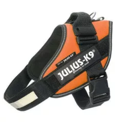 Julius-K9 IDC Powerharness cu inscripție, UV Orange