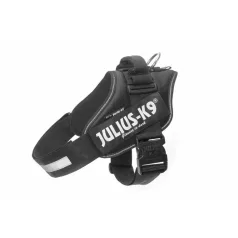 Julius-K9 IDC Powerharness cu inscripție, negru