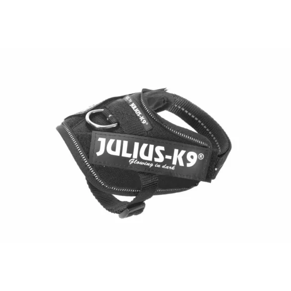 Julius-K9 IDC Powerharness cu inscripție, negru
