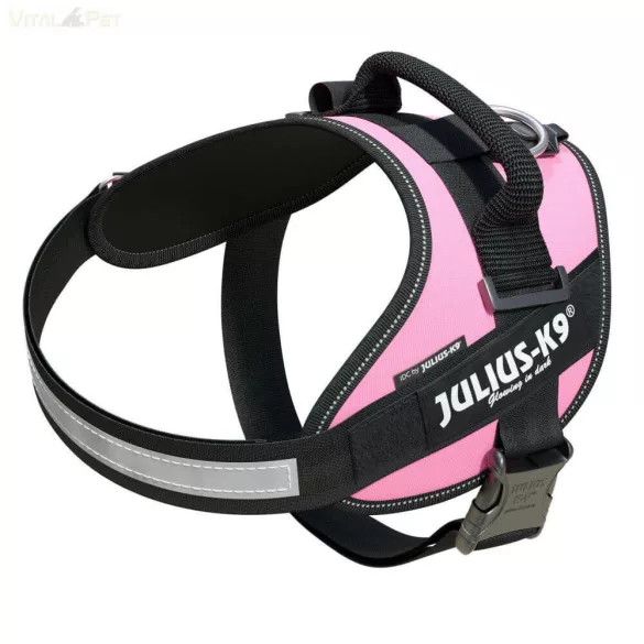 Julius-K9 IDC Powerharness cu inscripție, roz