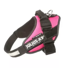 Julius-K9 IDC Powerharness cu inscripție, roz