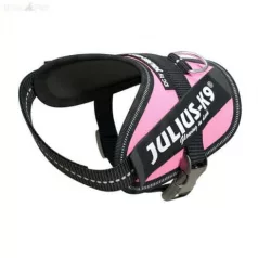 Julius-K9 IDC Powerharness cu inscripție, roz