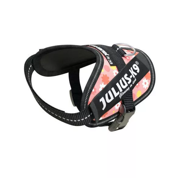 Julius-K9 IDC Powerharness, cu inscripția "Flori în roz"
