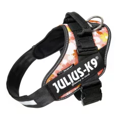   Julius-K9 IDC Powerharness, cu inscripția "Flori în roz"