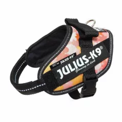   Julius-K9 IDC Powerharness, cu inscripția "Flori în roz"