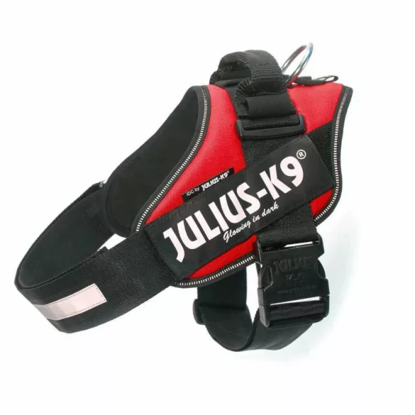 Julius-K9 IDC Powerharness cu inscripție, roșu