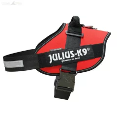 Julius-K9 IDC Powerharness cu inscripție, roșu