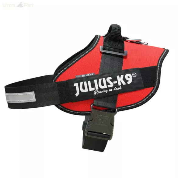 Julius-K9 IDC Powerharness cu inscripție, roșu