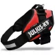 Julius-K9 IDC Powerharness cu inscripție, roșu