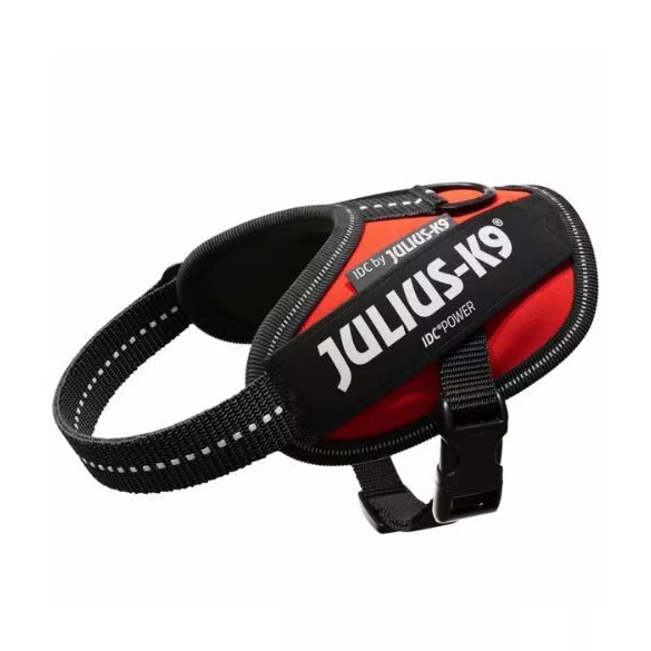 Julius-K9 IDC Powerharness cu inscripție, roșu
