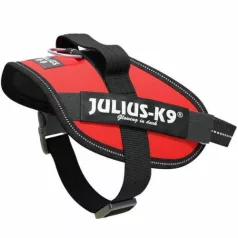 Julius-K9 IDC Powerharness cu inscripție, roșu