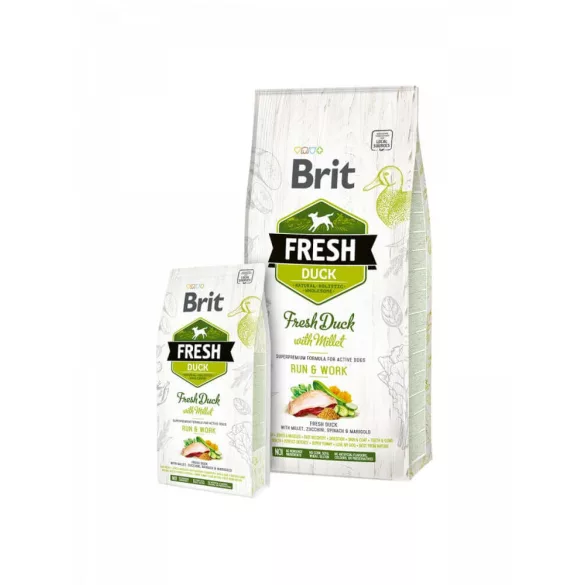 Brit Fresh Duck și Mule Adult Run & Muncă