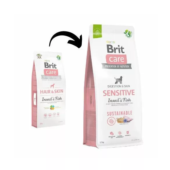 Brit Care Grain-free Grain-free Adult Hair&Skin Insect&Fish 12kg