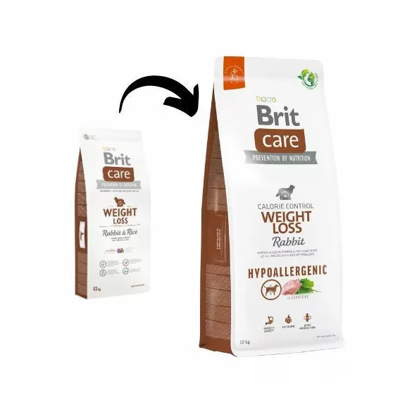 Brit Care Weight Loss Rabbit & Rice hrană pentru câini 1 kg