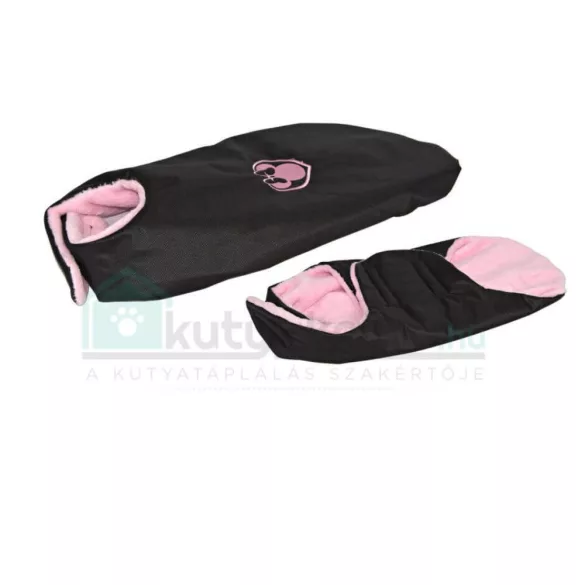 Jachetă de iarnă cu velcro roz-negru Minnie