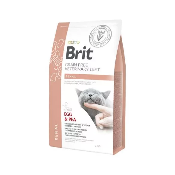 Brit Veterinary Diets Cat GF Renal hrană pentru pisici 2kg