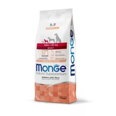   Hrană pentru câini Monge Mini Adult cu somon și orez 7,5 kg