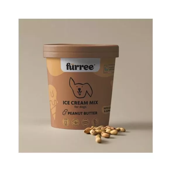 Fürree pudră de înghețată pentru câini cu colagen – UNT DE ARAHIDE 60g