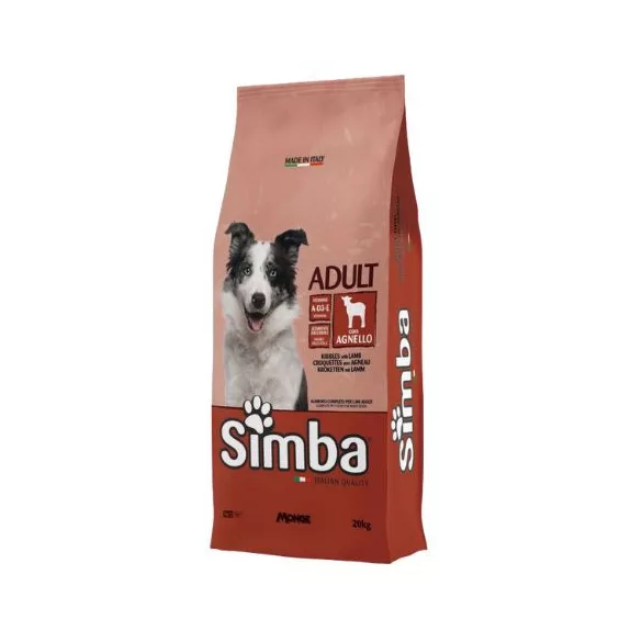 Simba Hrană Uscată cu Gust de Miel pentru Câini 20kg