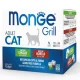 Monge Cat Grill Multibox Adult iepure–miel 12x85g