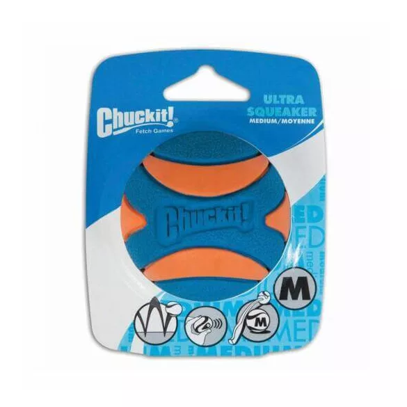 Jucărie Chuckit Ultra Squeaker Medium pakk (2buc)