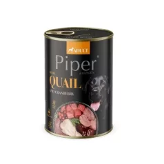   Piper adult conservă pentru câini quail și cranberry 400 g