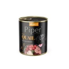   Piper adult conservă pentru câini quail și cranberry 800 g