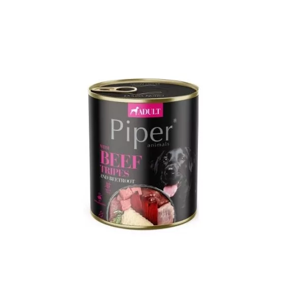 Piper adult conservă pentru câini tripe și beetroot 800 g