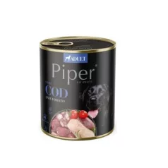 Piper adult conservă pentru câini cod și tomato 800 g