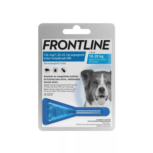 Frontline spot pe câine