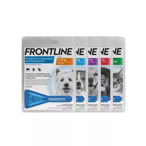 Frontline spot pe câine