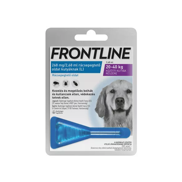 Frontline spot pe câine