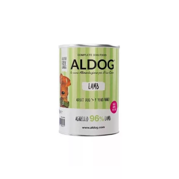 Aldog Wet Lamb conservă 400 g