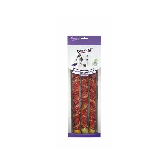 Dokas 1 m rulou de mestecat din carne de rață 315 g