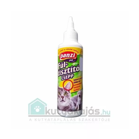 Panzi Picături de curățare a urechilor pentru câini și pisici 100 ml