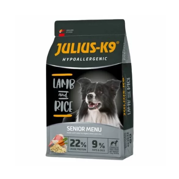 JULIUS-K9 Hypoallergenic SENIOR/LIGHT LAMB&Rice 12 kg
