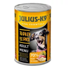   JULIUS K-9 conservă pentru câini 1240 g Curcan cu orez (Turkey&Rice)