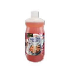   Panzi Delicious Gourmet Sauce - dressing pentru hrană uscată (cu aromă de friptură de vită) pentru câini (500ml)