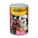 JULIUS K-9 Conservă pentru câini 1240g Miel-pătlăvrăgeală cu fructe de pădure