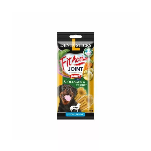Panzi FitActive Denta-Stick-uri hipoalergenice pentru recompensele articulare Panzi FitActive Denta-Stick-uri pentru câini 170g