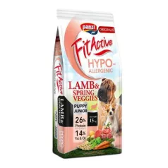   Panzi FitActive ORIGINALS Puppy & Junior hipoalergenic miel și legume de primăvară 15 kg