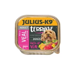   Julius-K9 Dog Terrine Adult Veal&Pumpkin hrană umedă (veal, pumpkin) 150 g